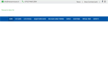 Tablet Screenshot of masseriniauto.it